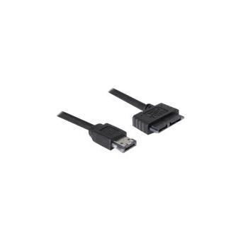 Delock Power Over eSATA cable - Power Over eSATA-kabel - Slimline SATA (V) naar 11 pins-USB/eSATA (5 V) (M) - 1 m - 1