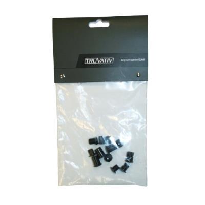 Plateau truvativ kit de 4 boulons à bras simple no guard acier noir