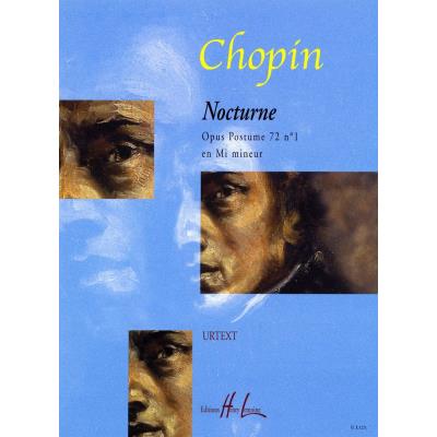 Partitions classique LEMOINE CHOPIN F. - NOCTURNE OP.72 N°1 EN MI MIN. - PIANO Piano