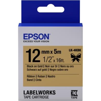 Epson c53s654001 etiquettes noir, doré