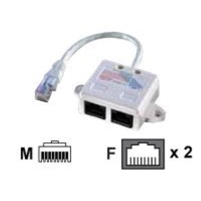 VALUE ISDN-splitser - 17 cm - wit
