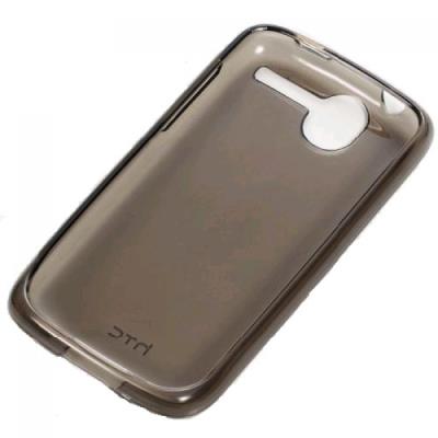 Coque arrière de protection TPU gris _ HTC HD7