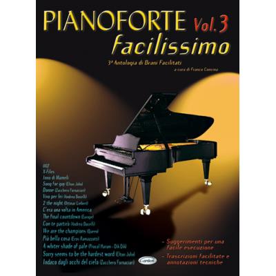 Partitions variété, pop, rock... CARISCH CONCINA FRANCO - PIANOFORTE FACILISSIMO VOL.3 - PIANO, CHANT Piano