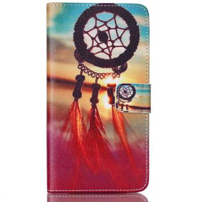 Etui en PU avec portes cartes pour Samsung Galaxy J7 SM-J700F - Sunset Dream Catcher