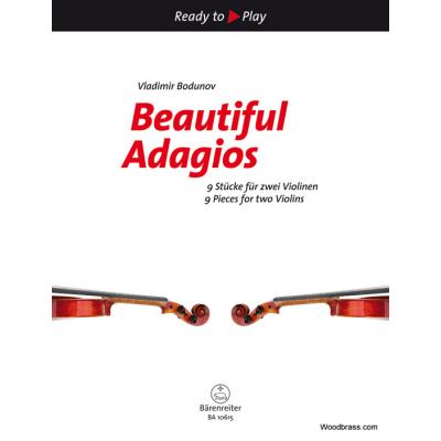 Partitions classique BARENREITER BEAUTIFUL ADAGIOS - 2 VIOLONS Violon