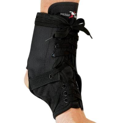 Precision training attelle de cheville avec baleines noir rouge taille m