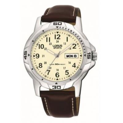 Montre Homme modèle Sport Beige et Marron - RXN49BX9