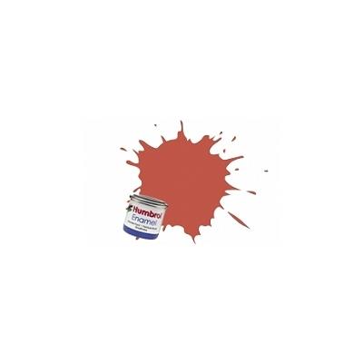 100 - rouge brun mat : enamel humbrol