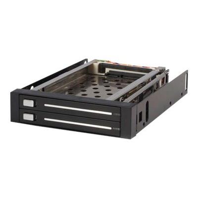 StarTech.com 2-Bay 2,5 inch Hot-Swappable SATA Mobile Rack Backplane - storage bay adapter