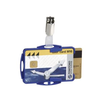 DURABLE Porte-nom pour 54 x 85 mm clip bleu (pack de 25)