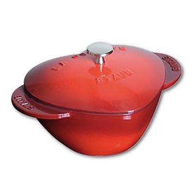 STAUB FONTE 1100006 COCOTTE COEUR CERISE 20 CM