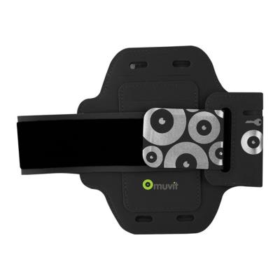 Muvit Sport - Armpak voor mobiele telefoon - zwart