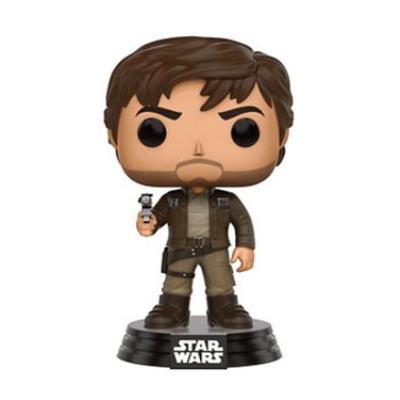 Figurine Star Wars Rogue One - Cassian Andor Brown Jacket Exclu Pop 10cm