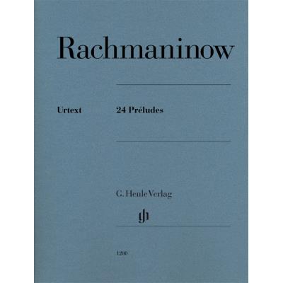 Rachmaninoff Serguei - Preludes (24) - Piano