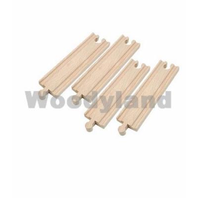 Woody - Accessoires Pour La Piste, Une Voie Rectiligne De Longueur Moyenne Woodyland 90576