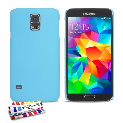 Coque rigide ORIGINALE Ultra Fine Bleu lagon Le Pearls de MUZZANO pour SAMSUNG GALAXY S5