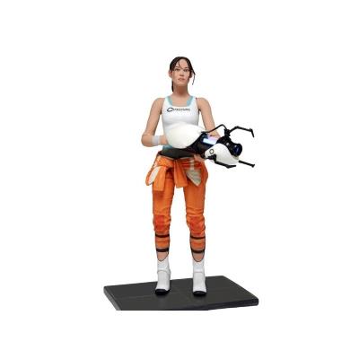 Figurine Portal 2 - Chell & portal Gun Light up 18cm