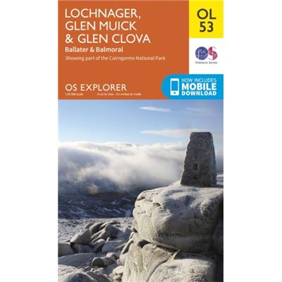 Os Explorer Ol53 Lochnagar, Glen Muick & Glen Clova (Os Explorer Map) (Map)