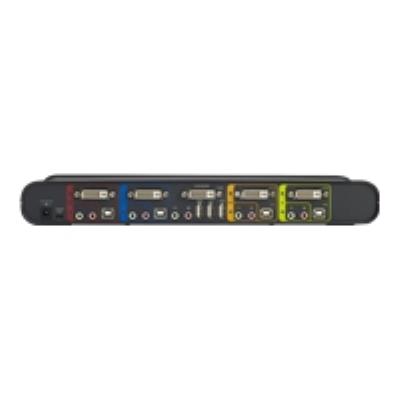 Belkin SOHO KVM Switch DVI & USB - KVM / audio / USB switch - 4 poorten - desktop