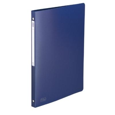 Elba memphis classeur à anneaux format a4 polypropylène découpé bleu 100202340