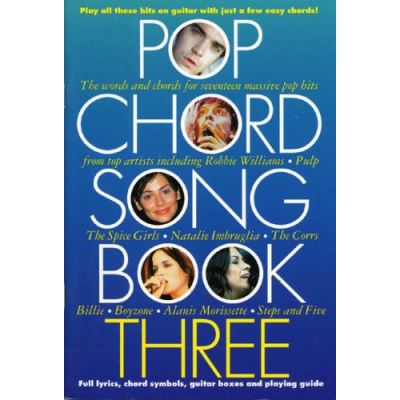 Partitions variété, pop, rock... WISE PUBLICATIONS THE POP CHORD SONGBOOK 3 - LYRICS AND CHORDS Paroles&accords