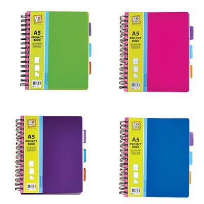 Livre de projet SOHO A5 3tabs 200 sheet