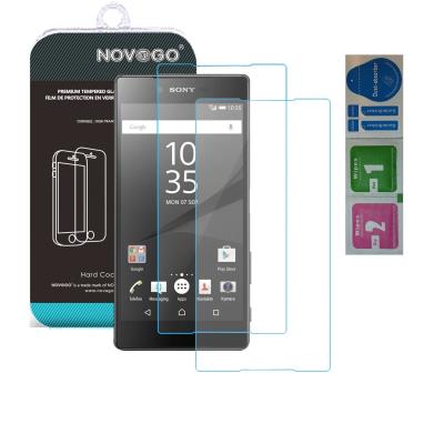 NOVAGO® - Sony Xperia Z5 Premium - 2 Films protection en verre trempé Avant pour l'écran