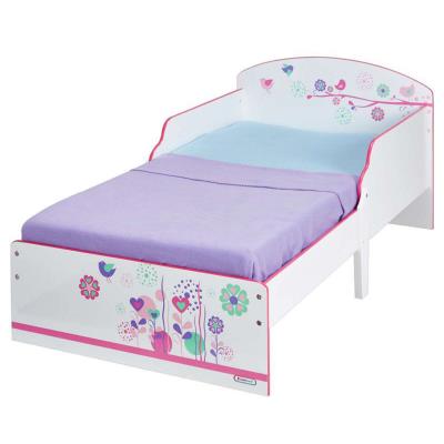 Lit Enfant P'tit Bed Cosy Flower Power - Dim : 142 x 77 x 59 cm -PEGANE-