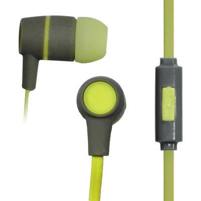 Vakoss écouteurs stéréo avec microphone silicone contrôle du volume sk-214g gris vko
