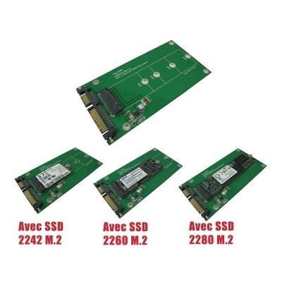 Adaptateur M2 (NGFF) vers SATA 3 - COURT Pour SSD de type M.2