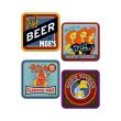 Lot de 4 dessous de verre Les Simpson Taverne de Moe