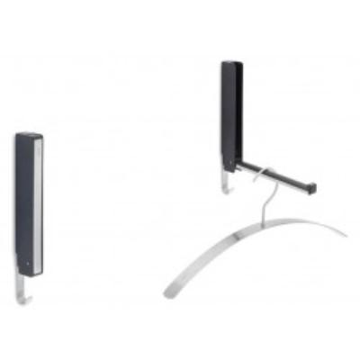 PatÃ're RÃ©tractable murale noire et inox brossÃ© LANCA Blomus