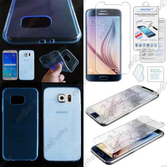 ebestStar ® pour Samsung Galaxy S6 SM-G920F, G920 - Coque Silicone Housse Etui Gel TPU Ultra Fine, Couleur Bleu
