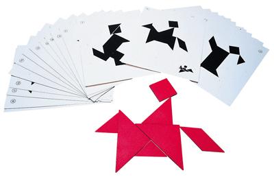 Oz International - Fiche Modele Pour Tangram - Sachet De 28