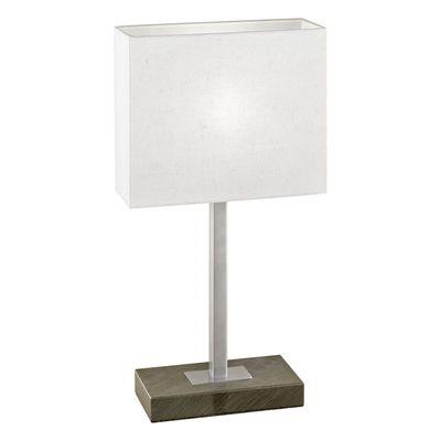 Lampe A Poser Pueblo 1 marron antique, nickel mat 1x60w - EGLO LIGHTING - 87599