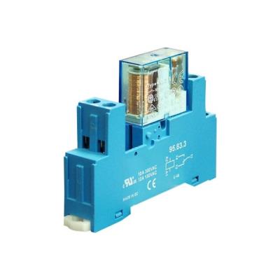 Relai de puissance 110 230v 1 contacts sur rail din