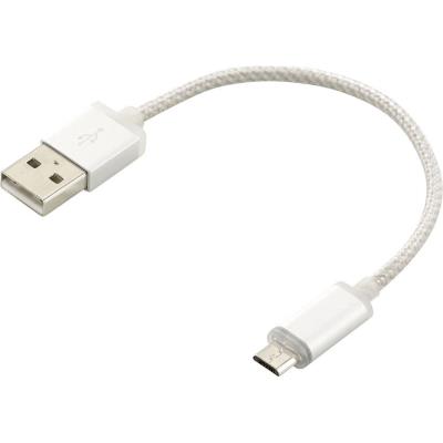 Câble Micro-USB angenté à LED - 0,15m