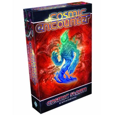 Cosmic encounter: cosmic storm board game expansion.