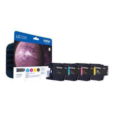 Brother LC1220VALBPDR - zwart, geel, cyaan, magenta - origineel - inktcartridge