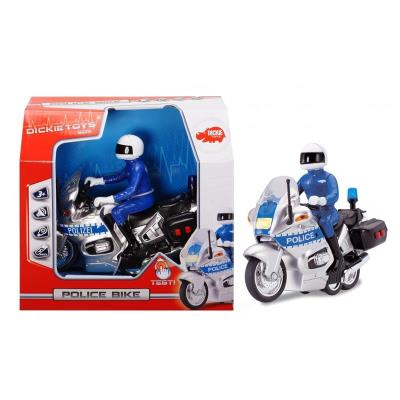 Dickie 203712004 Police Bike - Véhicule à friction