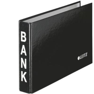 Esselte leitz 1002 classeur banque 2 anneaux 20 mm (noir, inscription bank) esselte group 10020095