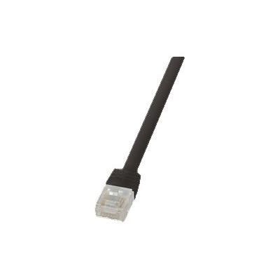 LogiLink SlimLine - verbindingskabel - 7.5 m - zwart