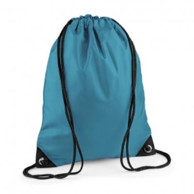 Sac à dos à bretelles - gym - linge sale - chaussures - BG10 - bleu ocean