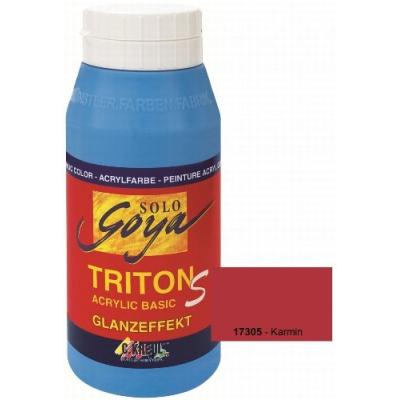 C.KREUL PEINTURE SOLO GOYA TRITON S, ROUGE CARMIN, 750 ML