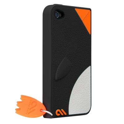 Coque silicone iPhone 4 / 4S Case Mate Pingouin