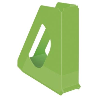Esselte europost - vivida porte-revue en polystyrène a4 68 mm - vert 623938
