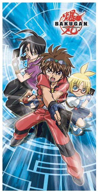 BAKUGAN - Battle Brawlers - Serviette de bain Trio 76 x 152 cm