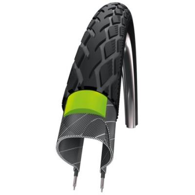Schwalbe marathon greenguard pneu rigide noir bande reflex 700 x 38c (40-622)
