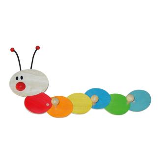 4 Sur Bieco 23 Porte Manteau Bebe Ou Enfant Caterpillar Du Bois Autres Decoration Et Mobilier Achat Prix Fnac