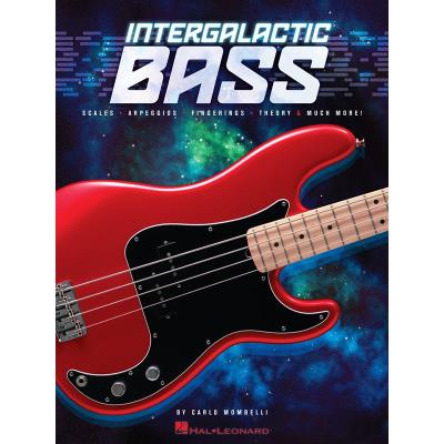 Méthodes et pédagogie HAL LEONARD MOMBELLI CARLO INTERGALACTIC BASS SCALES ARPEGGIOS FINGERINGS - BASS GUITAR Guitare basse